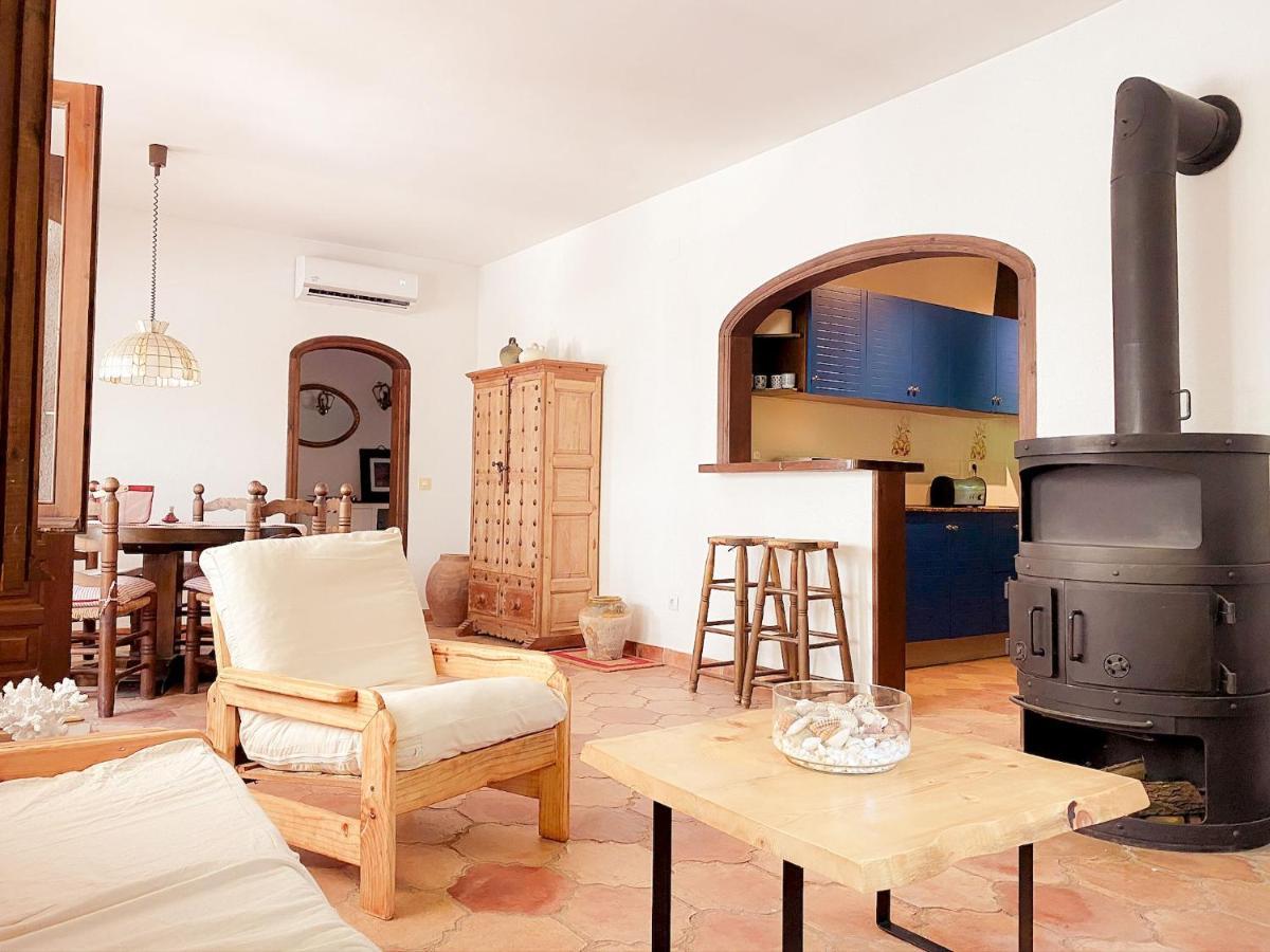 Villa Dos Calas - Bonita Villa De Estilo Rustico Y Piscina De Agua Salada L'Ametlla de Mar Eksteriør billede