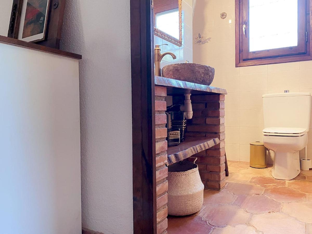 Villa Dos Calas - Bonita Villa De Estilo Rustico Y Piscina De Agua Salada L'Ametlla de Mar Eksteriør billede
