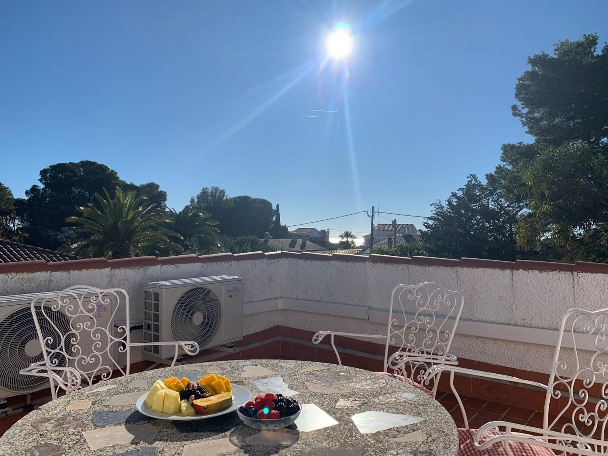 Villa Dos Calas - Bonita Villa De Estilo Rustico Y Piscina De Agua Salada L'Ametlla de Mar Eksteriør billede