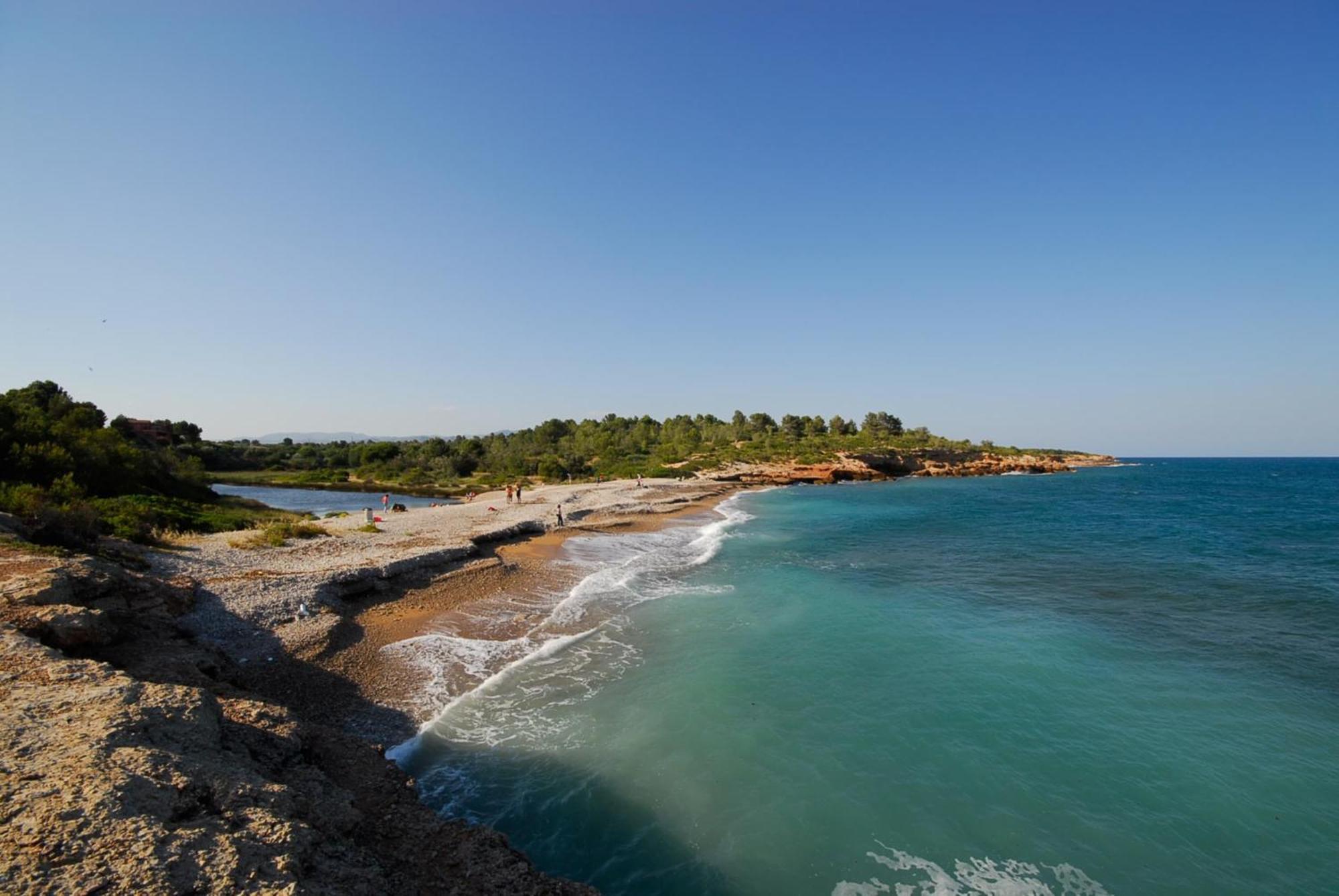 Villa Dos Calas - Bonita Villa De Estilo Rustico Y Piscina De Agua Salada L'Ametlla de Mar Eksteriør billede