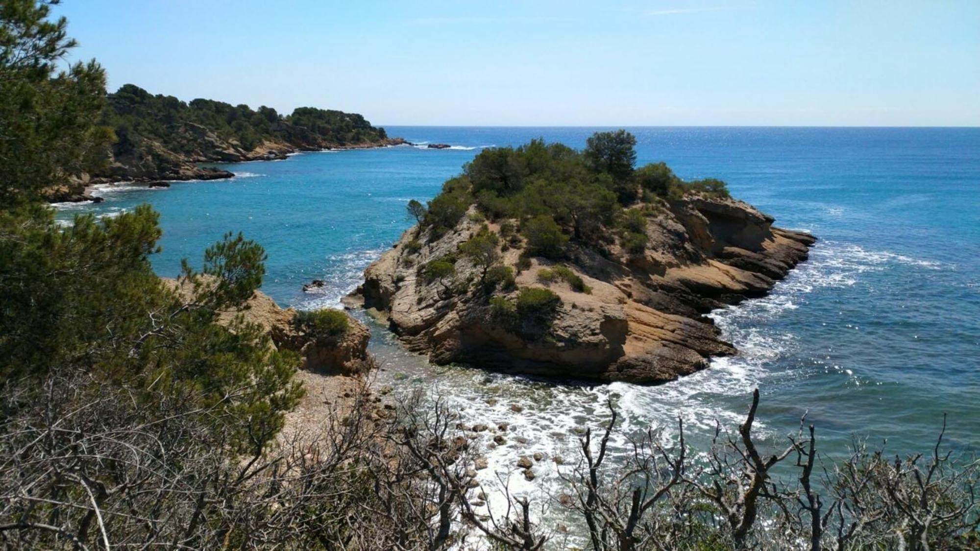 Villa Dos Calas - Bonita Villa De Estilo Rustico Y Piscina De Agua Salada L'Ametlla de Mar Eksteriør billede