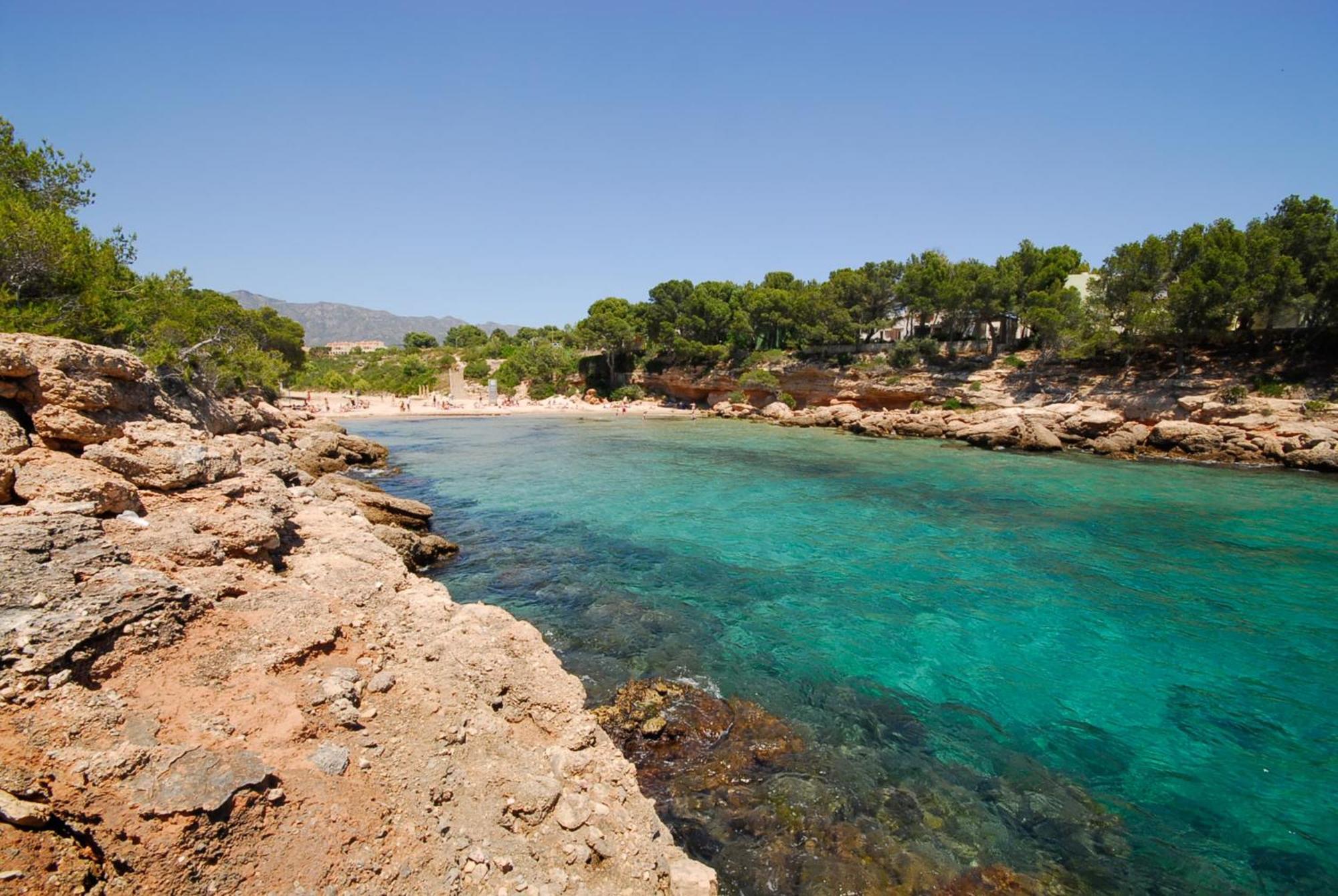 Villa Dos Calas - Bonita Villa De Estilo Rustico Y Piscina De Agua Salada L'Ametlla de Mar Eksteriør billede