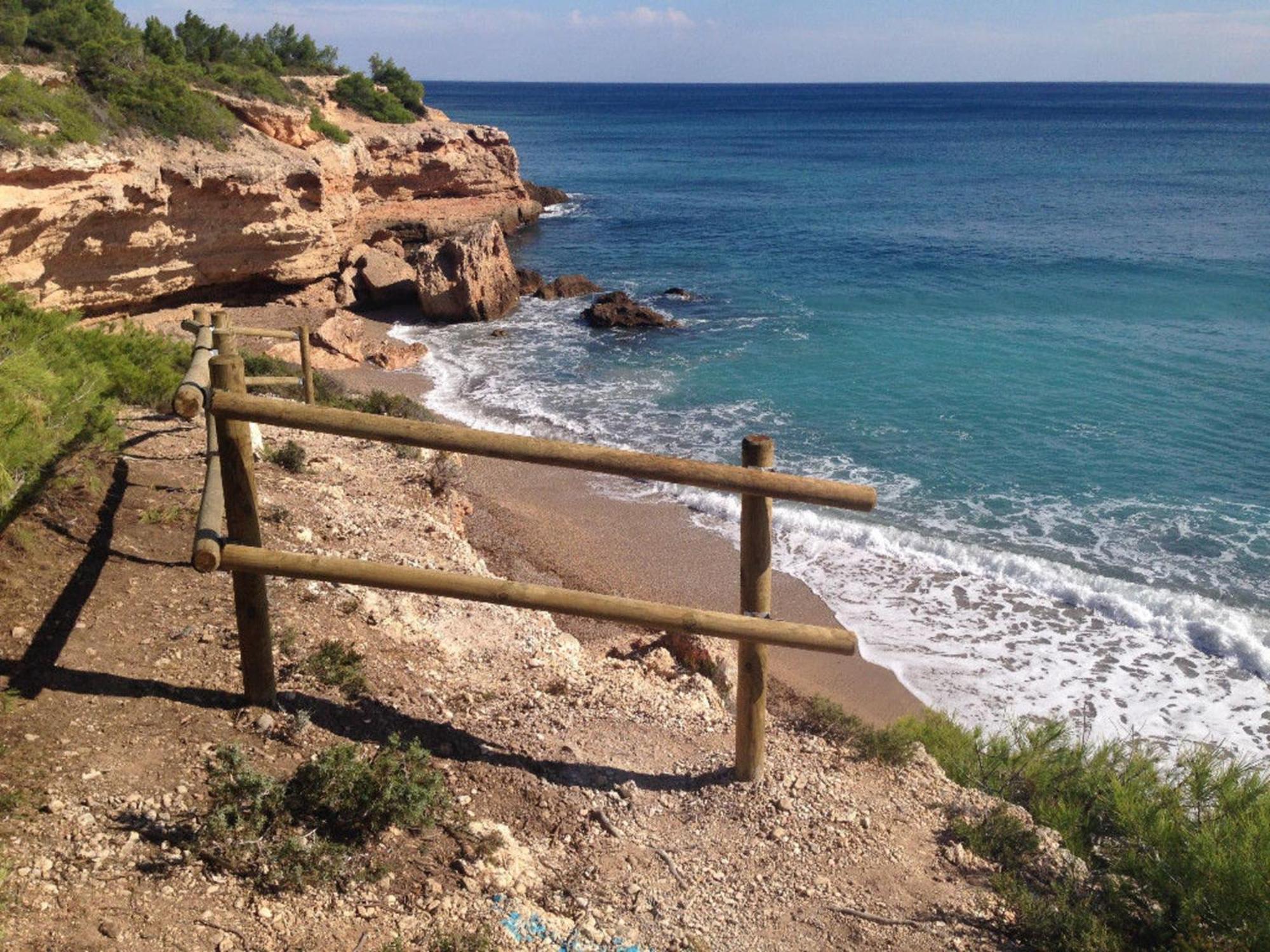 Villa Dos Calas - Bonita Villa De Estilo Rustico Y Piscina De Agua Salada L'Ametlla de Mar Eksteriør billede